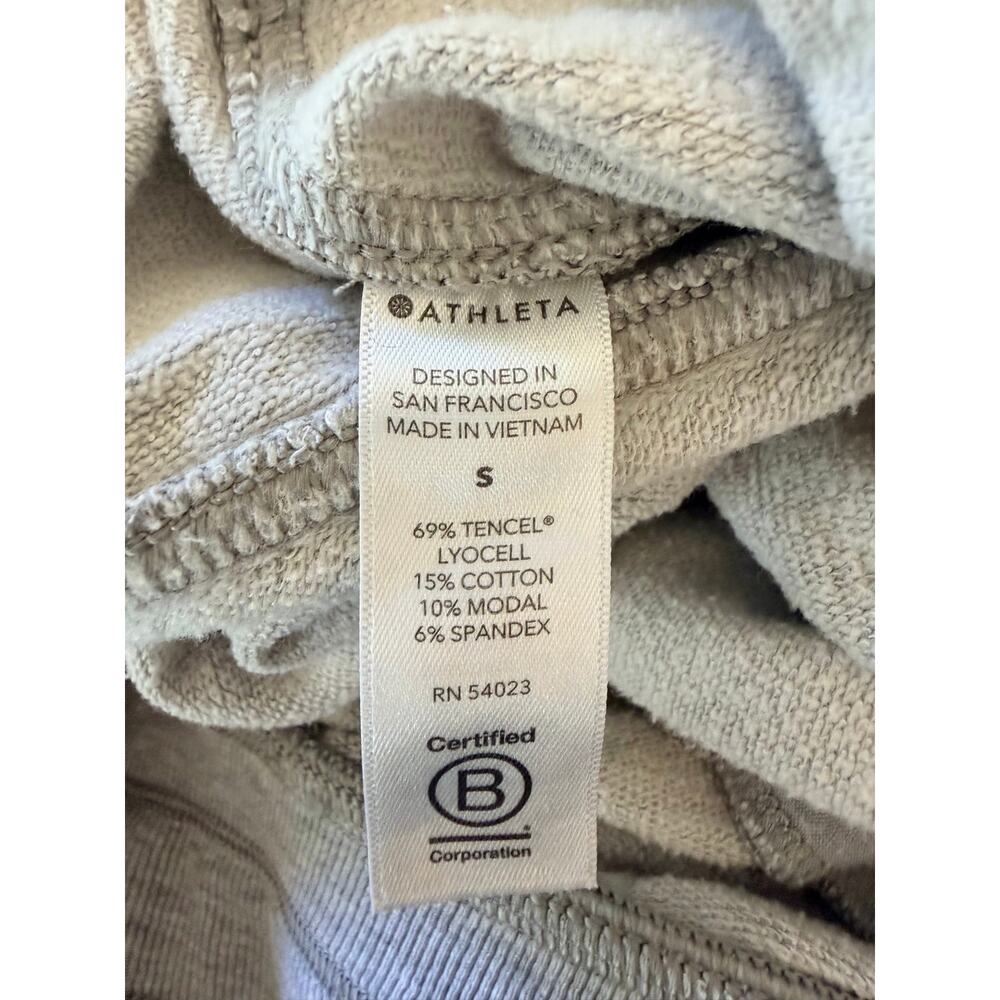 Athleta Balance Jogger Gray Animal Print Tencel Lyocell Sweatpants Size S - Picture 6 of 9